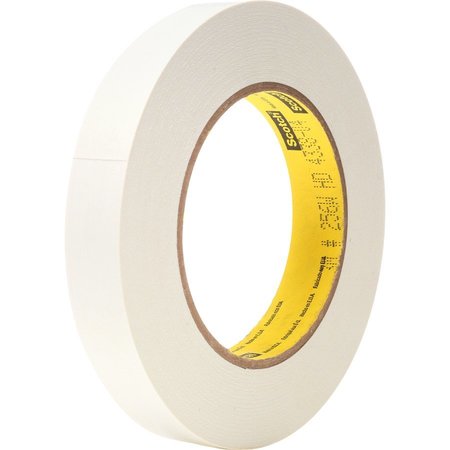 SCOTCH Flatback Tape, 3/4"x 60 Yards, 3" Core, White 25634